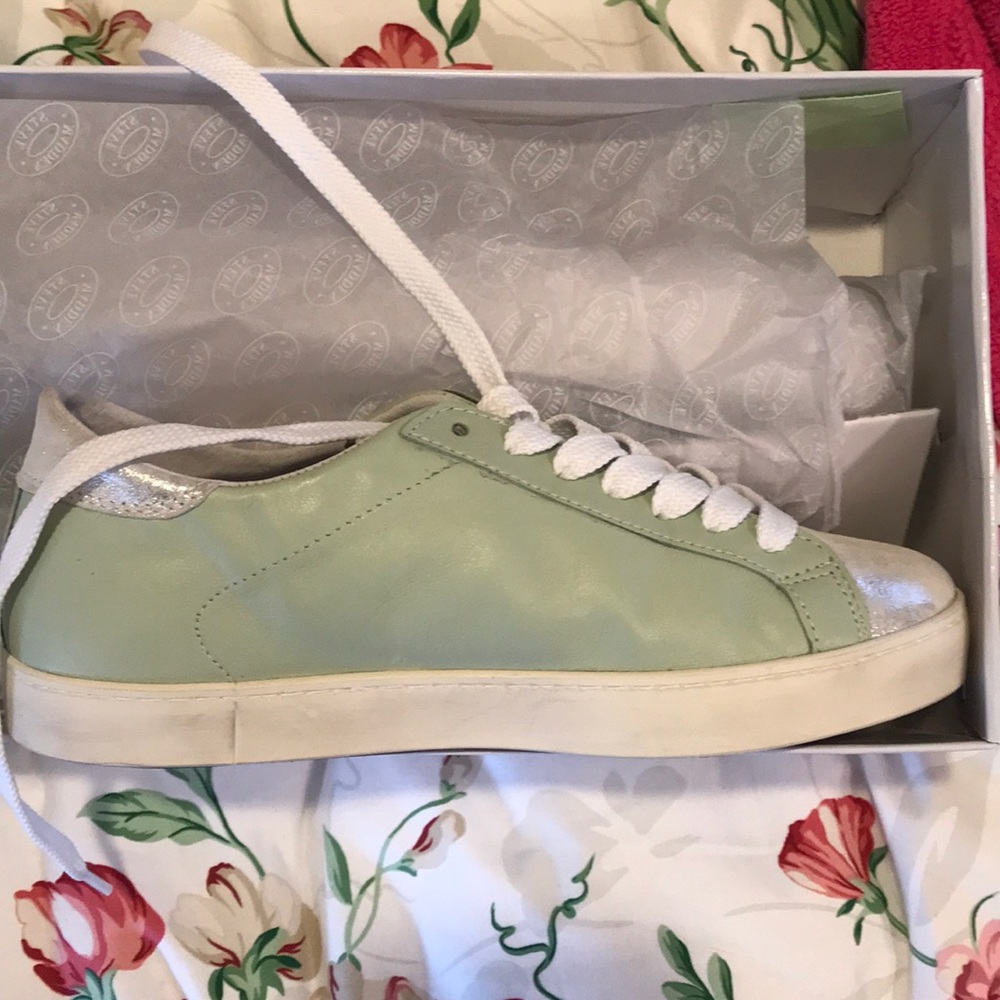 Steve Madden Harden Mint Green Sneakers